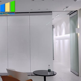 Frameless Sliding Partition Walls Glazed Door Movable Partition Glass Walls For Restaurant