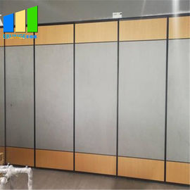 India Folding High Partition Banquet Hall Wooden Acoustic Room Divider For Studio