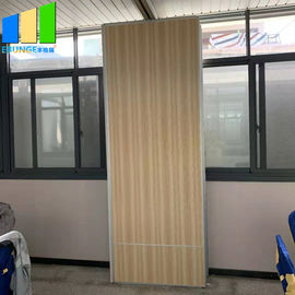 Commercial Sound Proof Partitions / Wooden Sliding Wall Partition Door Japanese Room Divider