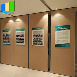 Soundproof Acoustic Room Dividers Movable Partition Without Floor Guide Operable Partition Wall Exhibition