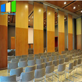 Fashion Movable Partition Walls Dividing Folding Door Sliding Dividers Melamine Wooden Partition For Conference Center