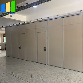 Metal Folding Screen Acoustic Room Dividers Sliding Partition Door Aluminum Frame For Mosque