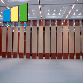 85mm Thickness Sliding Partition Walls For Banquet Hall Soundproof Customized Movable Room Divider