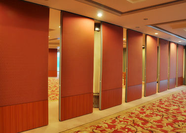 Durable Acoustic Partition Wall PU Leather Surface Finish For Upscale Restaurant