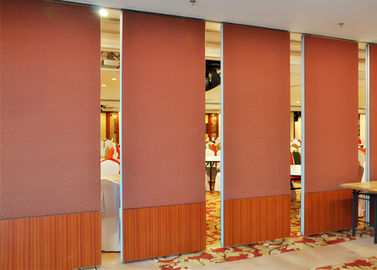 Durable Acoustic Partition Wall PU Leather Surface Finish For Upscale Restaurant