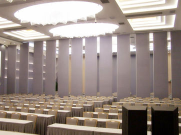 Movable Room Divider Operable Walls With Fabric MDF Hard Cover For Convention Centers