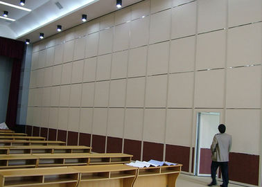 Movable Room Divider Operable Walls With Fabric MDF Hard Cover For Convention Centers