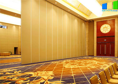 100mm Soundprood Customized Sliding Gorden Partition Walls Panel For Upscale Hotel