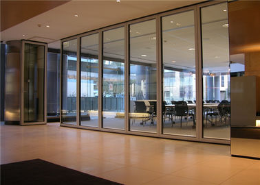 Office Partition Aluminum Frame Around Glass Partition Wall Installation Useful Well Done
