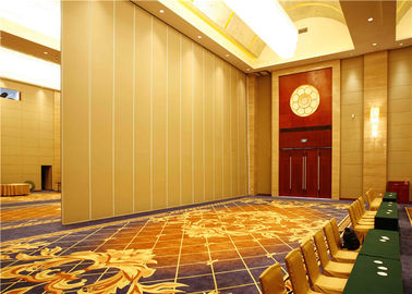 Hotel Movable Partition Wall Systems With Track And Wheels