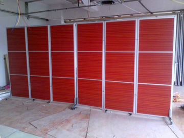 EBUNGE Sliding Folding Partitions Movable Walls Without Track Melamine Finish For Space Dividing