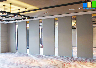 Sound Proof Office Meeting Room Panels 65mm Thickness Wooden Material Sliding Partition Wall
