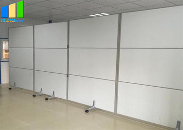 Restaurant Low Hight Folding Wall Partition With Wheels Mdf Melamine Office Divider With Wheels