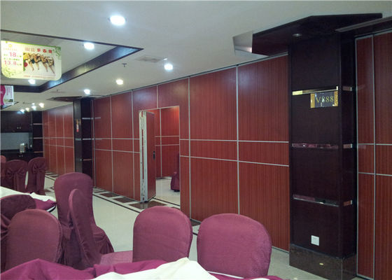 Customized Aluminum Frame 65mm Hotel Movable Operable Partition Wall For Hotel Hall