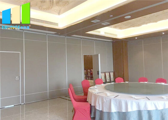 White Color MDF Laminate Operable Movable Partition Walls