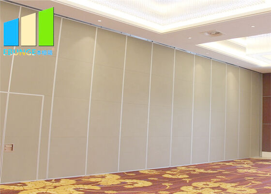Hanging System Laminate Sound Proofing Foldable Room Dividers With Wheels