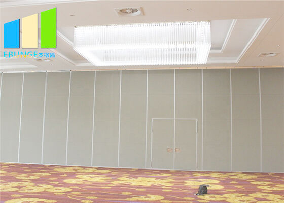 Hanging System Laminate Sound Proofing Foldable Room Dividers With Wheels