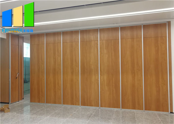 Office Temporary Divider Aluminum Frame Sliding Folding Movable Wall Partitions