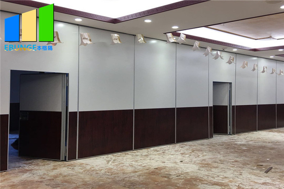 Five Star Hotel Soundproof Folding Partition Walls With Aluminum Tracks