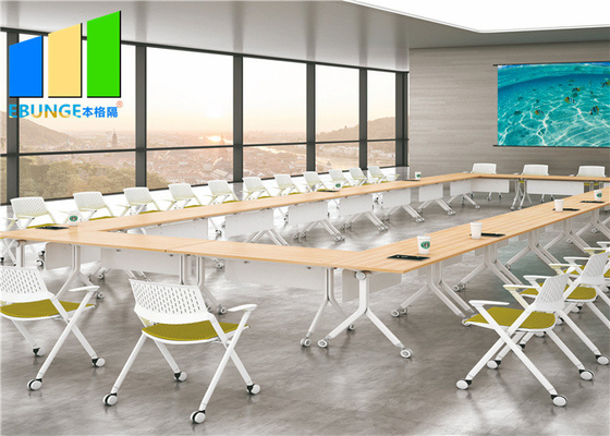 Conference Room Stackable Folding Meeting Tables Office Movable Training Desks