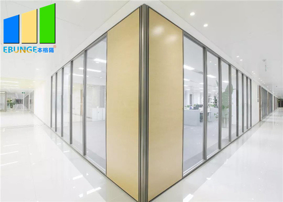 Eco Friendly Demountable Modular Glass Partition Wall For Office Building