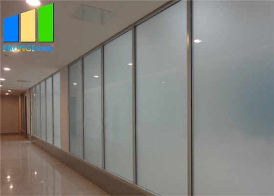 Eco Friendly Demountable Modular Glass Partition Wall For Office Building