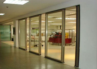 Office Folding Glass Block Partition Walls 680 / 1230 Width 2000 / 4500 Height