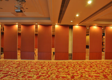 Red Plaster Move Walls Wooden Partition In Living Room For Conference Rooms