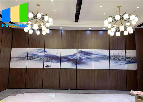 Decorative Office Folding Sliding Partition Movable Soundproof Walls For Restaurant