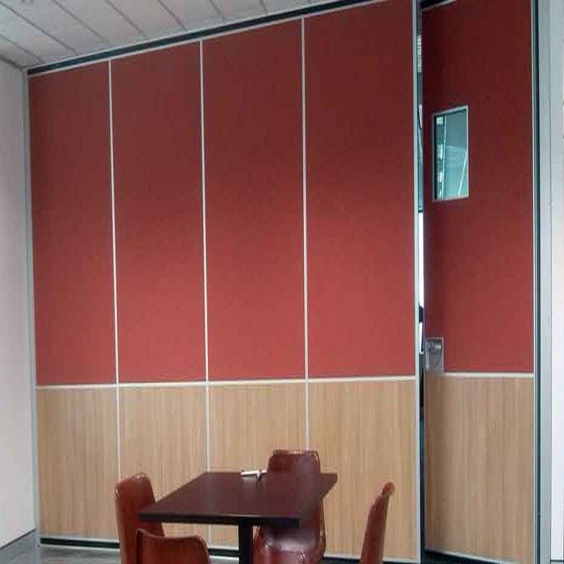 Decorative Acoustic Accordion Room Divider Floor to Ceiling Mounted