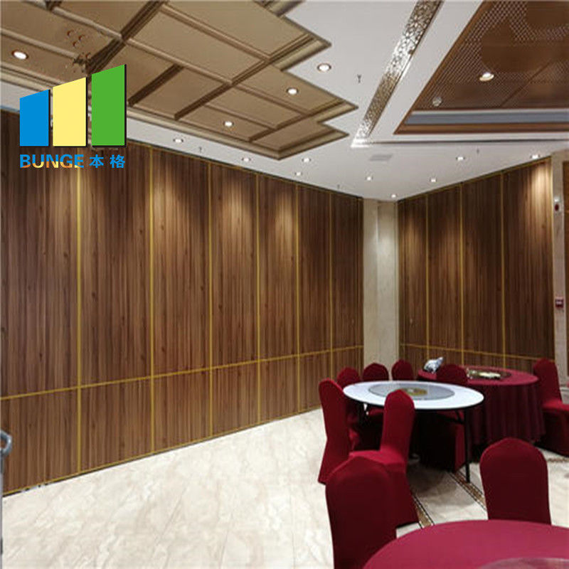 Interior Temporary Sound Proof Partition Wooden Folding