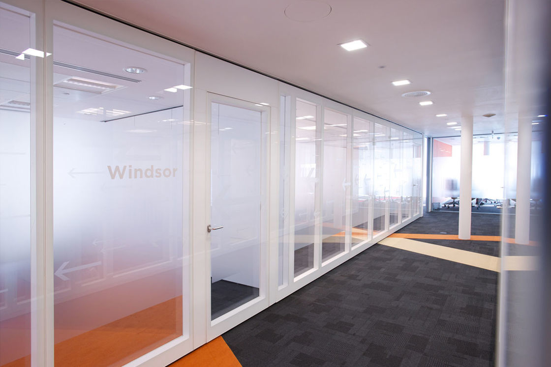 Movable Partition Walls Flexible Frosted Glass Room Dividers