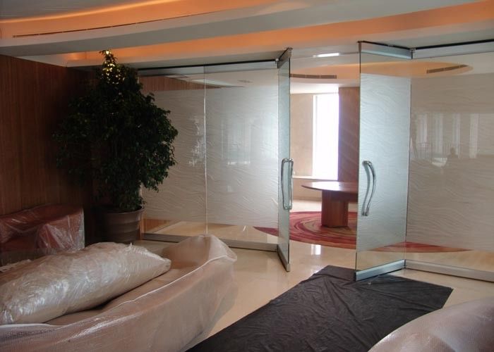 10MM Tempered Glass Panels For Walls , Internal Glass Partitions