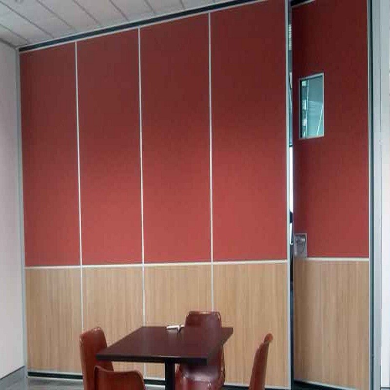 Decorative Acoustic Accordion Room Divider Floor to Ceiling Mounted