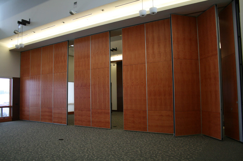 Sliding Aluminium Track Soundproof Office Partition Walls / Movable
