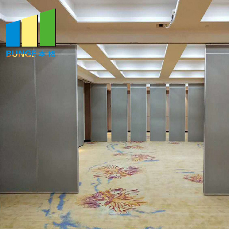 Hotel Banquet Room Operable Movable Partition Walls / Soundproof