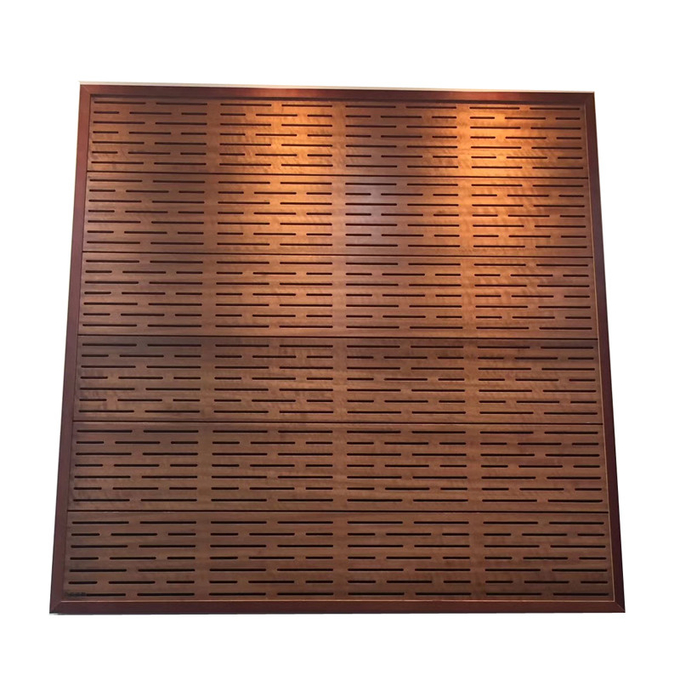 Gymnasium Perforated Wood Acoustic Panels Sound Absorbing Perforated Mdf Panels