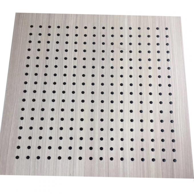 Auditorium Melamine Surface Perforated Wood Sheets / Music Studio