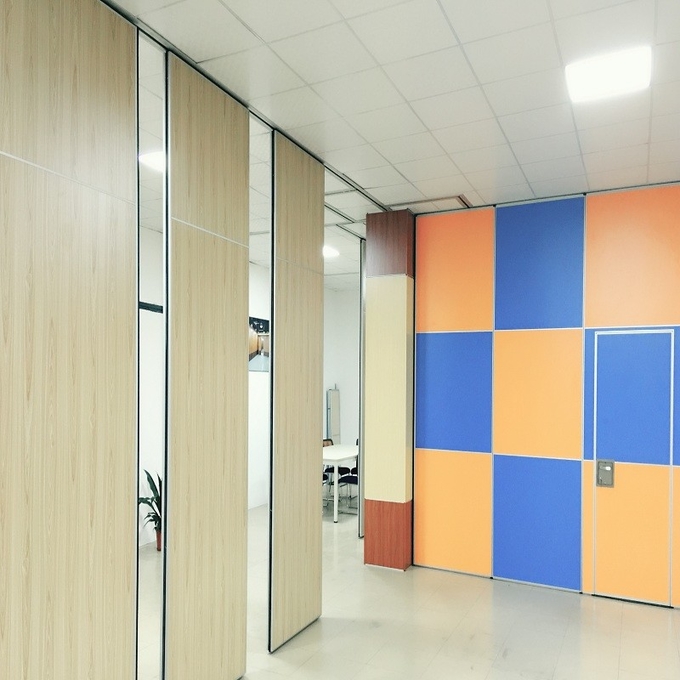 No Floor Track Sliding Temporary Soundproof Movable Operable