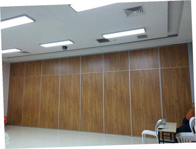 Fireproof Acoustic Room Dividers / Commercial Sliding Partition Wall