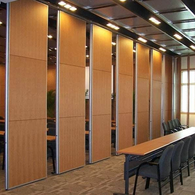 MDF Finish Sliding Wall Partitions For Auditorium Meeting Room