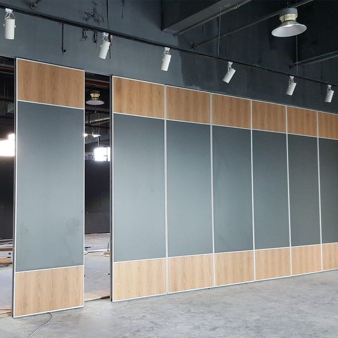 Classroom Soundproof Folding Partition Walls , American Style Acoustic