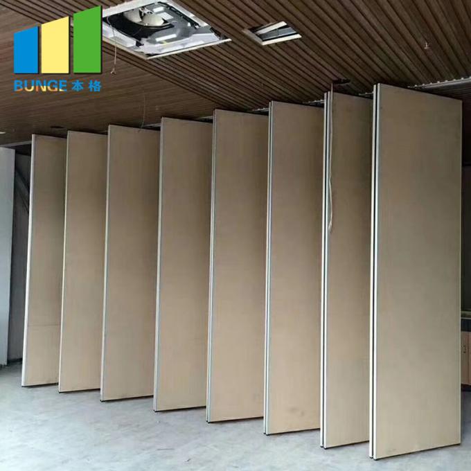 Hanging System Movable Acoustic Folding Sliding Partition Walls For Office