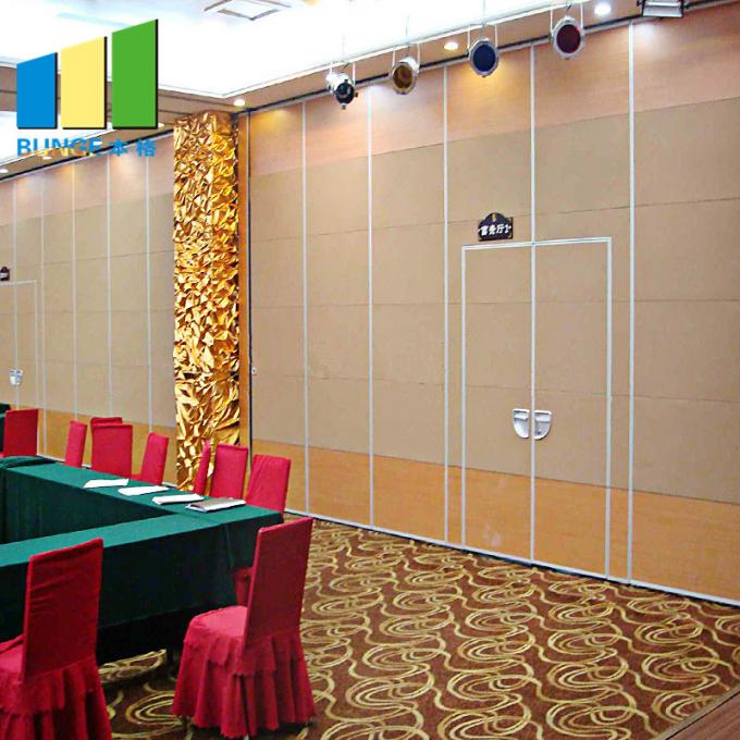 65 MM Thick Movable Foldable Partition Wall MDF Acoustic Room Dividers For Hospital