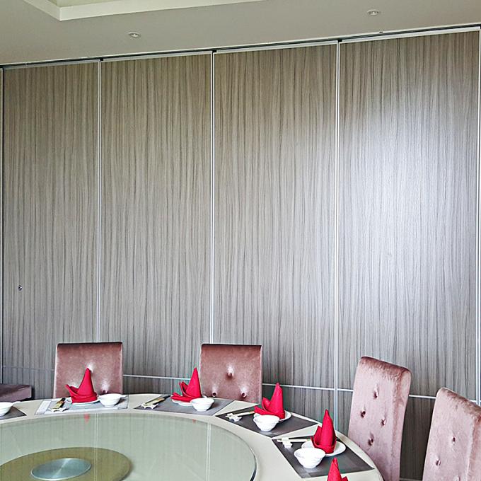 Sound Proofing Movable Acoustic Wooden Room Divider Screen for Restaurant