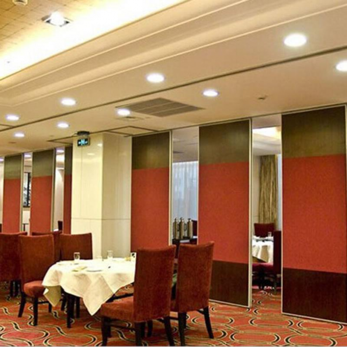 MDF Bi Fold Doors Flexible Folding Partition Walls Interior Position