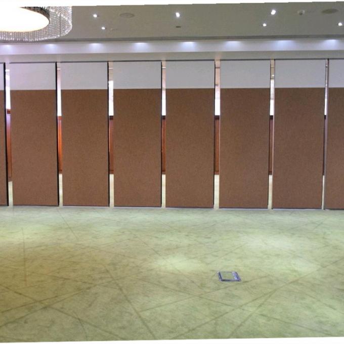 Melamine Finish Operable Office Partition Wall / Sliding Folding Partitions
