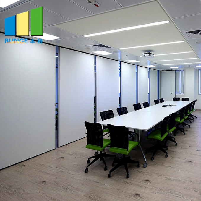 Mobile Sliding Office Partition Wall Decorated Acoustic Room Dividers