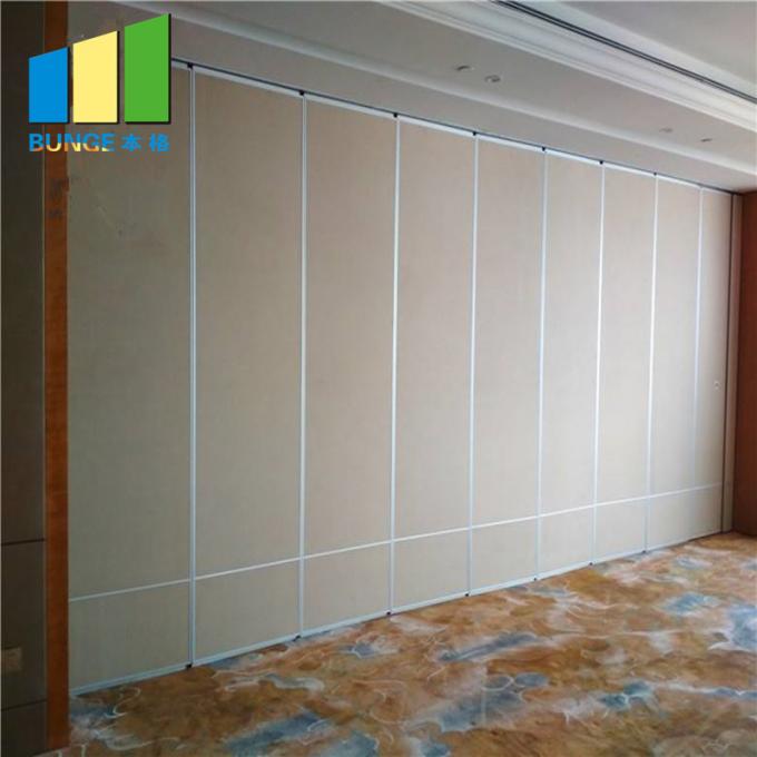 Restaurant Wooden Soundproof Movable Walls Temporary Acoustic Partition