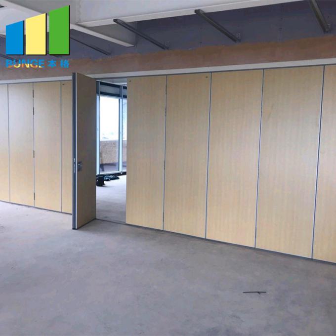 Collapsible Wooden Sliding Partition Walls / Acoustic Folding Wall